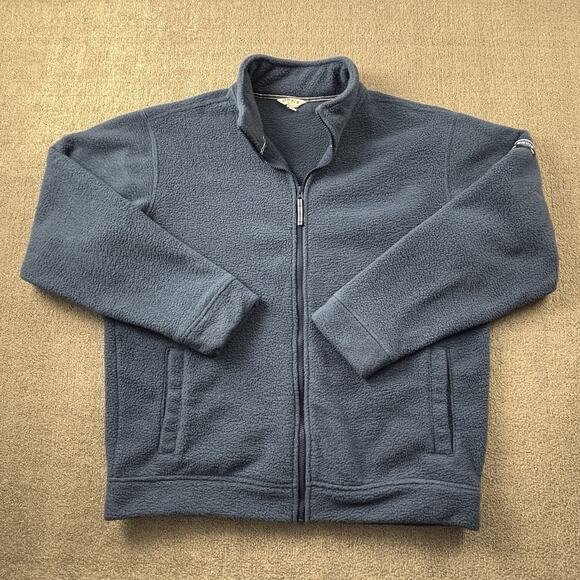 Orvis Jacket Adult Extra Large Blue Full Zip Long Sleeve Fleece Casual Outdoor - Picture 1 of 14